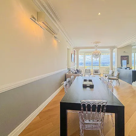 公寓 Mont Boron - Wifi, Ac, 4 Pers, Piscine, Parking 尼斯