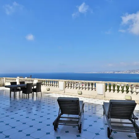 公寓 Mont Boron - Wifi, Ac, 4 Pers, Piscine, Parking 尼斯